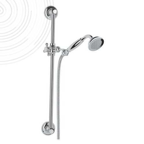 Ensemble barre de douche Star'O - Douchette + flexible + barre
