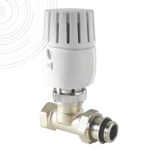 Robinet thermostatique droit femelle 3/8" à élément sensible liquide vt0,6