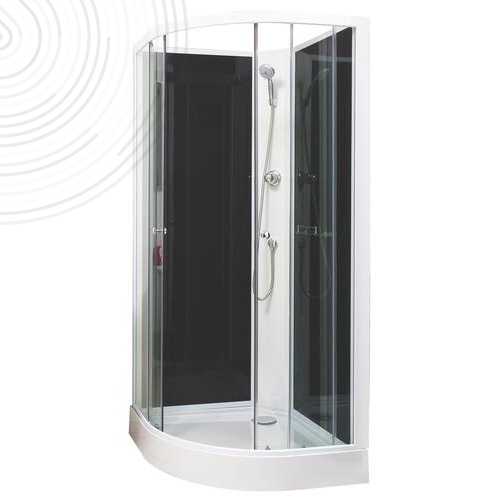Cabine de douche Taya - 90cm - 1/4 de cercle - ELMER