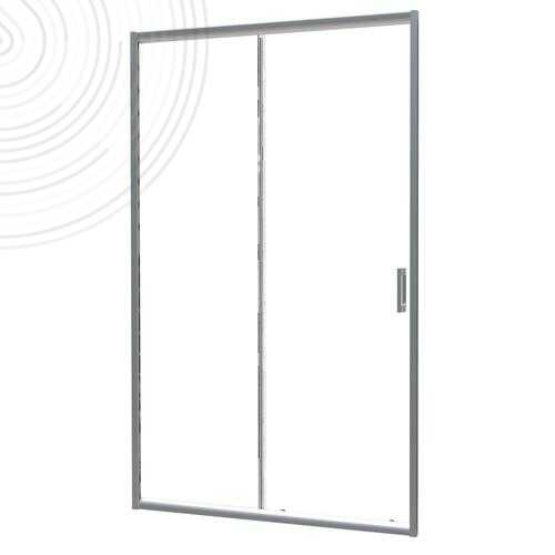 Porte Coulissante CONCEPT'O - Largeur : 180 cm - Profilés & Poignées Chromé Mat