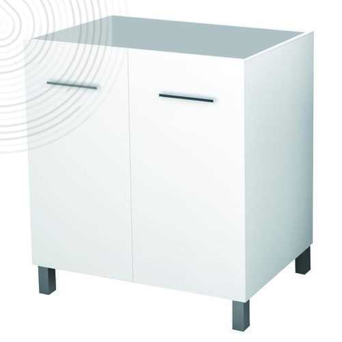 Caisson complet à poser NEW YORK - Largeur 60cm - Blanc brillant - 2 portes