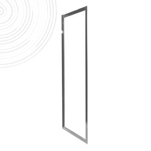 Retour fixe, longueur 90 cm, profilés chromés Concept'o - ELMER