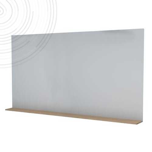 Miroir tablette à suspendre DUBAÏ - Couleur : Cérusé - Larg. 120cm - Haut. 70cm