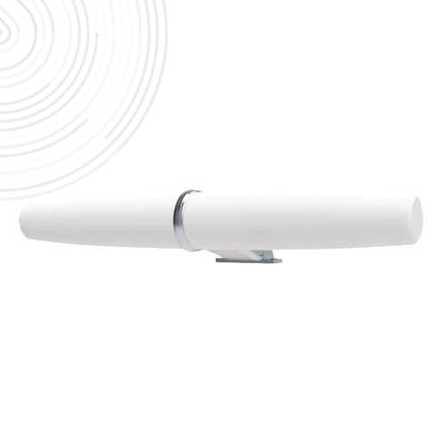 Spot double LED - A visser sur champ de miroir de salle de bain - Largeur 23,3cm