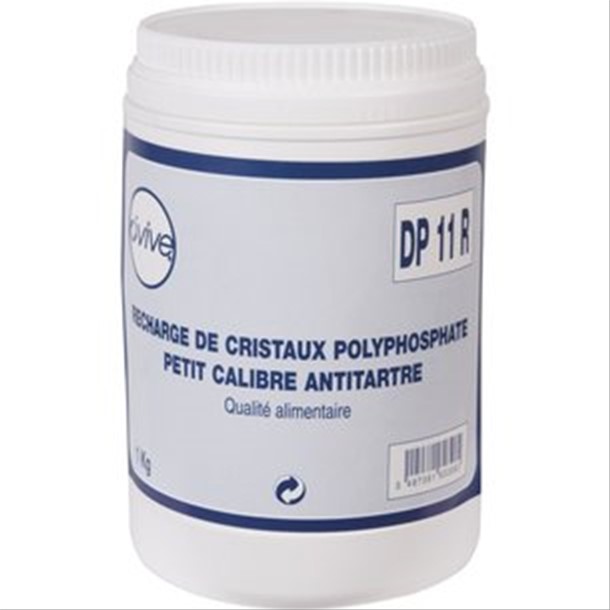 Filtre anti-calcaire aux polyphosphates 