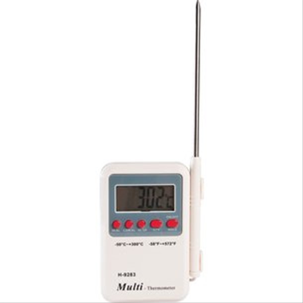Thermomètre électronique -50-300°C avec sonde inox |Plomberie Pro